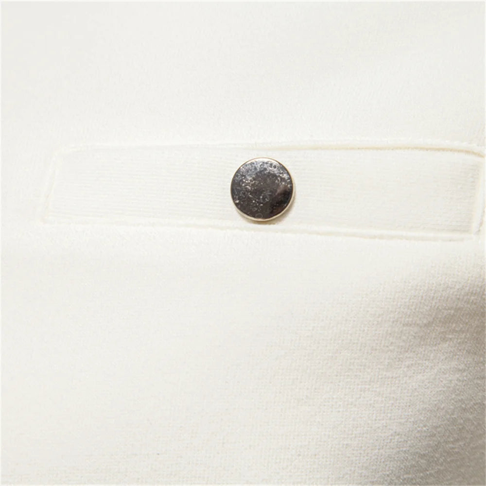 Lightweight Mock Neck Quarter-Zip Sweatshirt