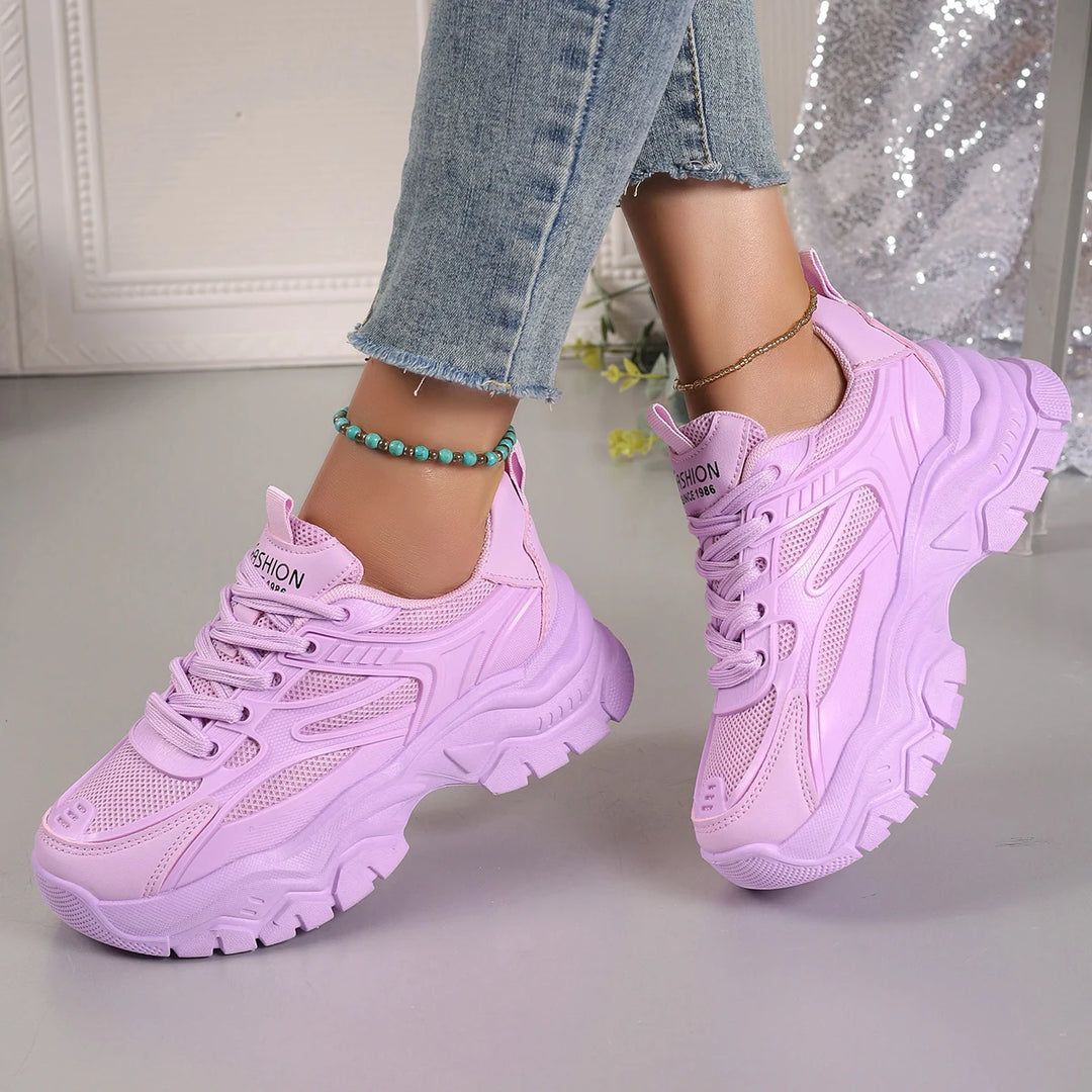 Chunky Mesh Breathable Sneakers