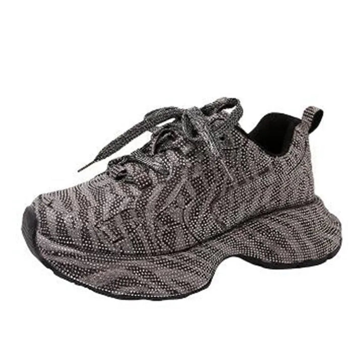 Bling Chunky Breathable Platform Sneakers