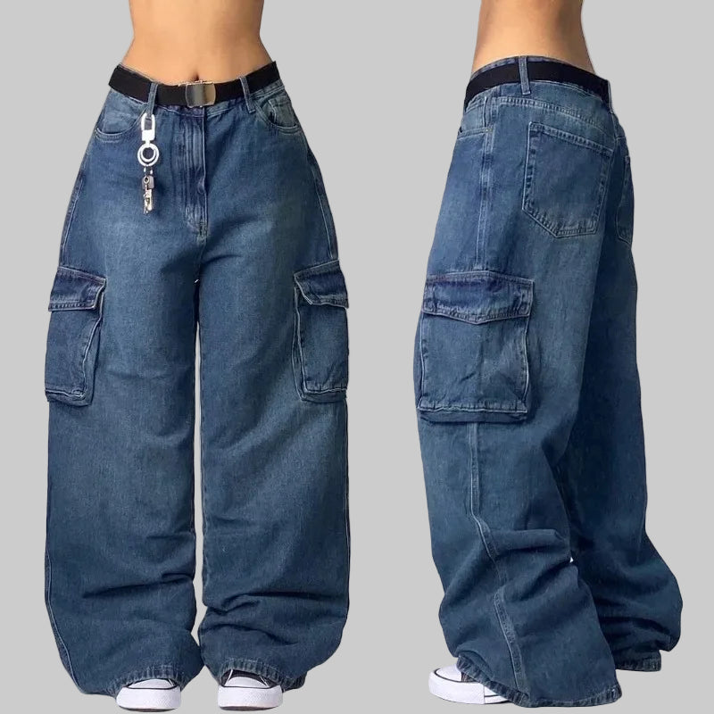 Y2K Harajuku Washed Baggy Jeans