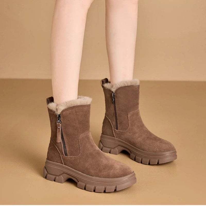 Cozy High-Top Snow Boots