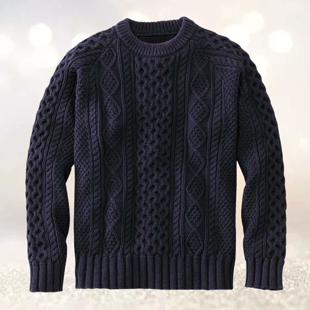 Solid Color Woven Wool Knitted Sweaters