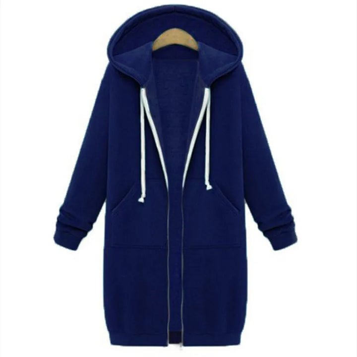 Hooded Long Thick Loose Sweatshirt