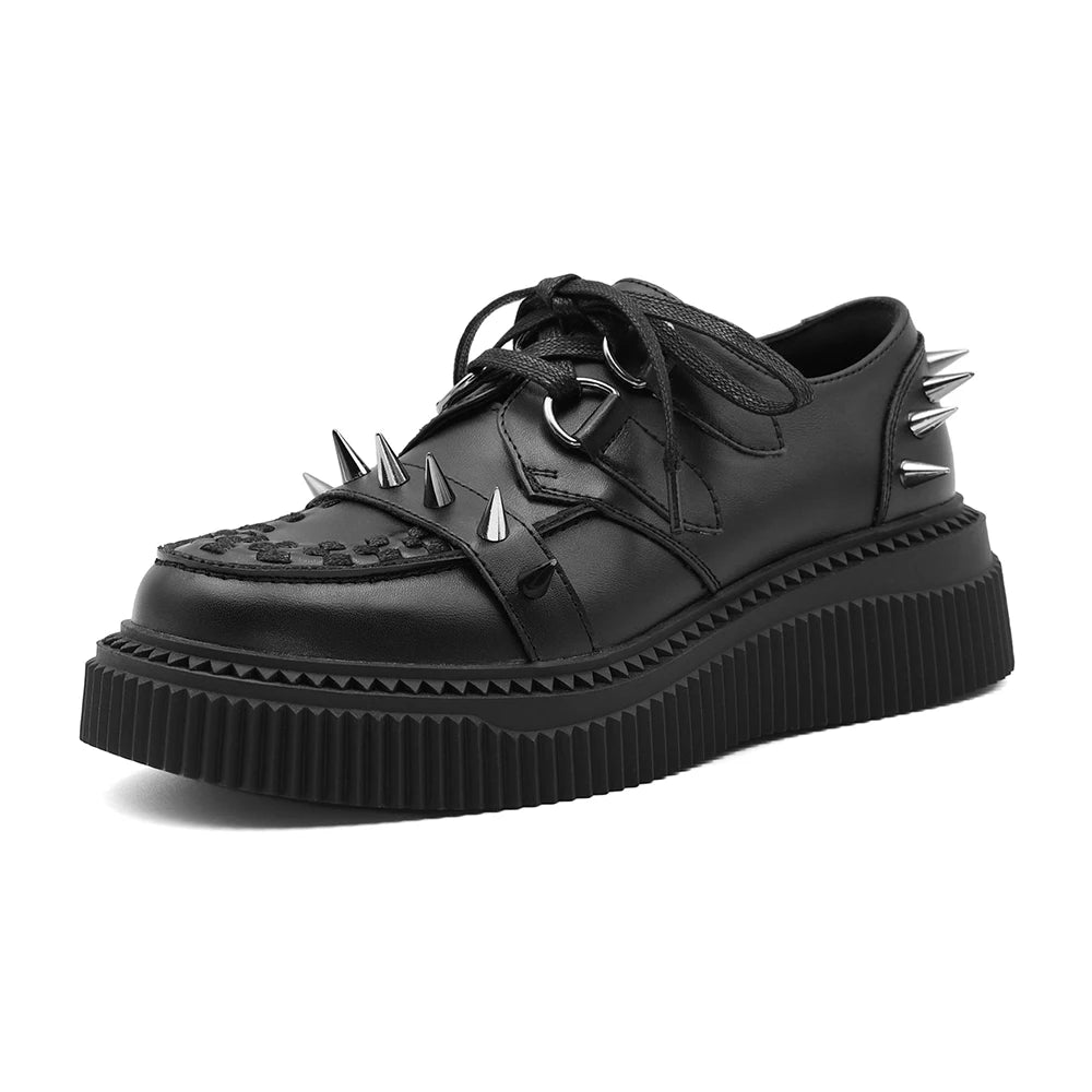 Gothic Ankle Rock Punk Lace-up Shoes