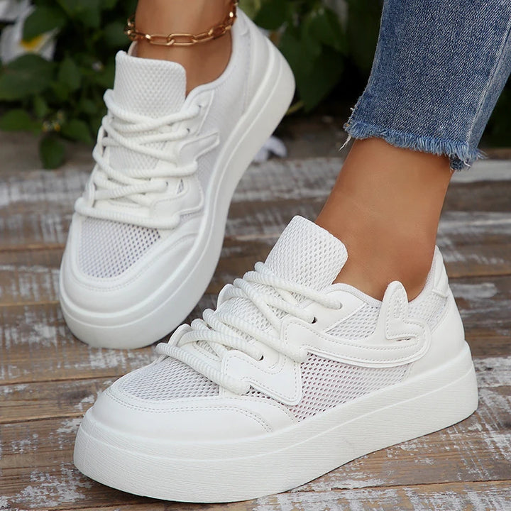 Chunky Platform Breathable Mesh Sneakers