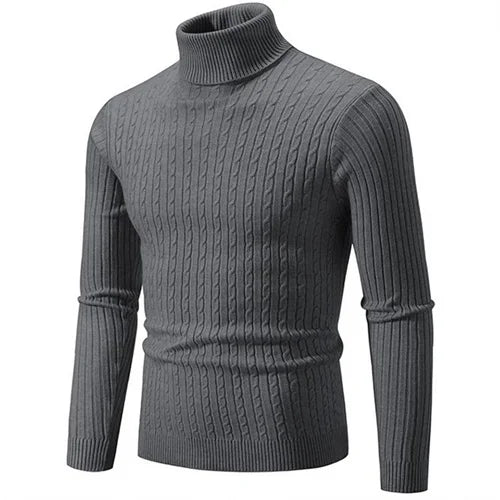 Classic Solid Turtleneck Sweaters