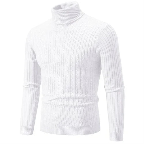 Classic Solid Turtleneck Sweaters
