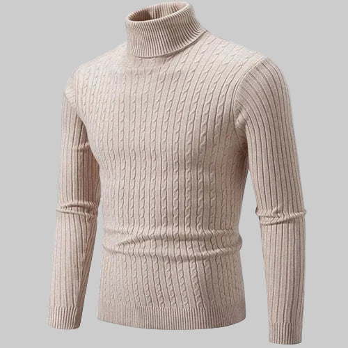 Classic Solid Turtleneck Sweaters