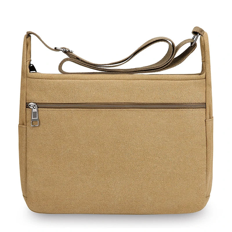 Retro Messenger Crossbody Canvas Travel Bag