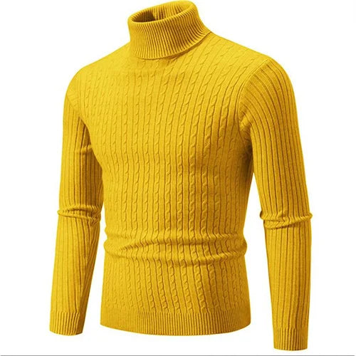 Classic Solid Turtleneck Sweaters