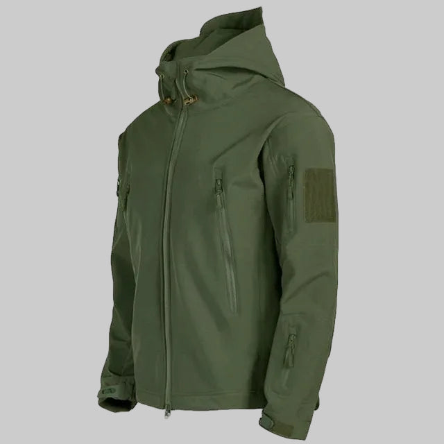 Tactical Soft-Shell Hooded Waterproof Military Jacket