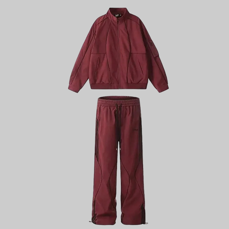 Premium Unisex Stand Collar Suit Set