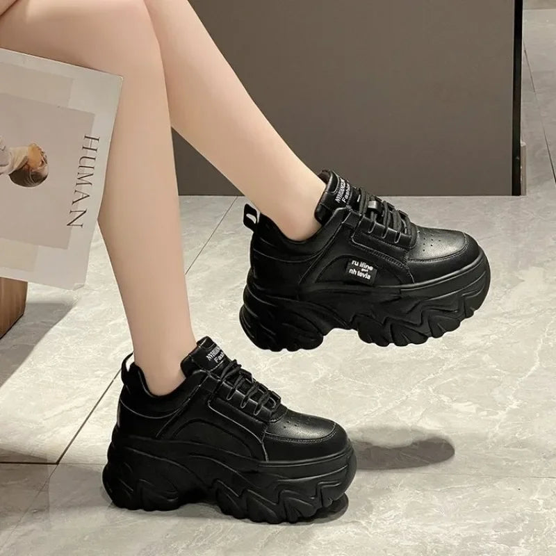 HQ PU Leather Chunky Sneakers