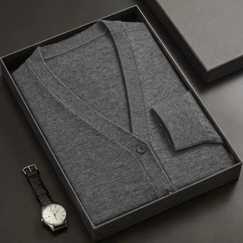 V-Neck Button Down Knitted Sweaters