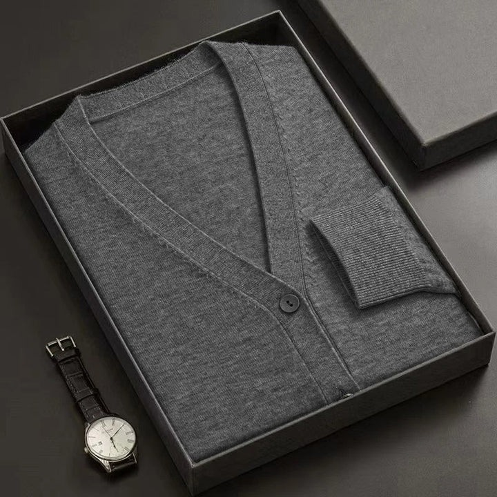V-Neck Button Down Knitted Sweaters