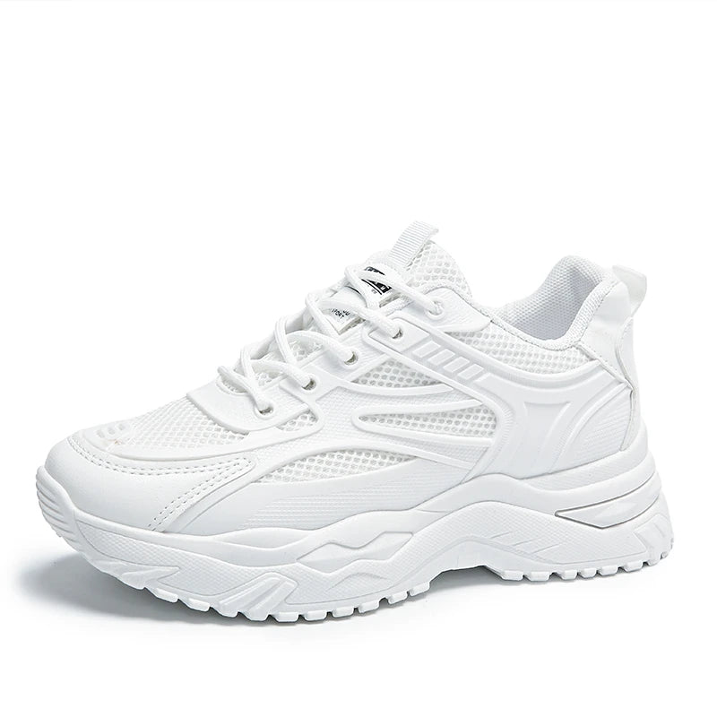 Trending Leather Chunky Sneakers