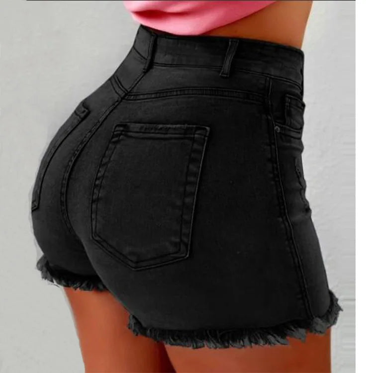 Vintage Distressed Denim Shorts