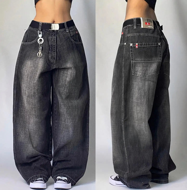 Harajuku Washed Baggy Jeans