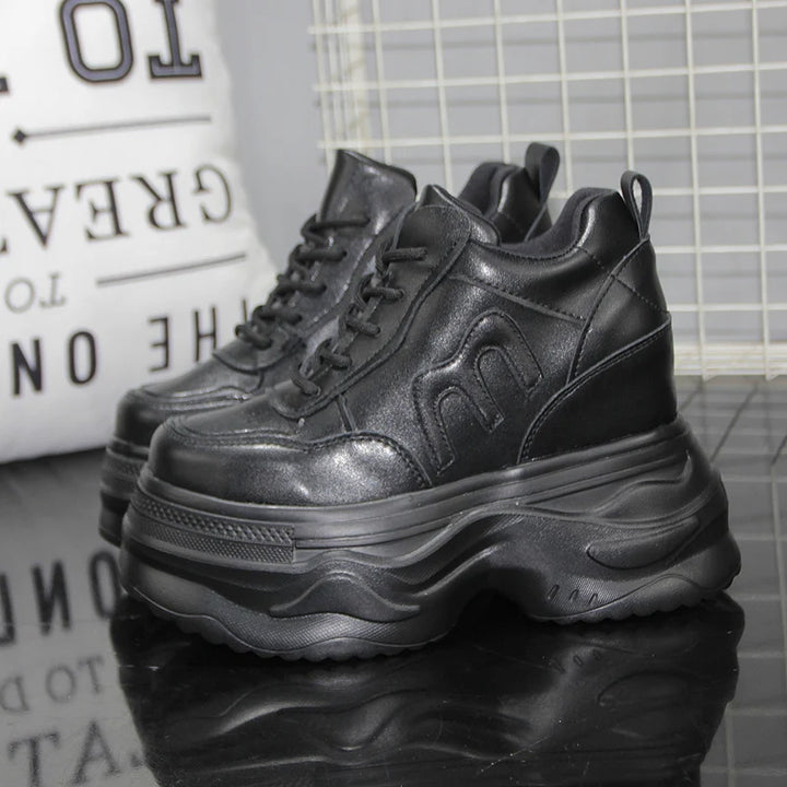 Leisure Luxury Thick Platform Chunky Sneakers