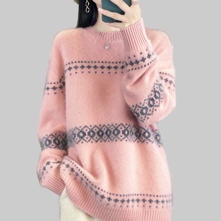 Cozy Oversized 100% Wool Knitted Sweater