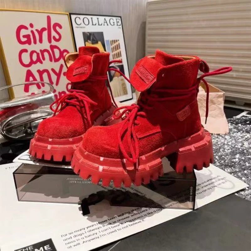 Chic Suede Cozy Chelsea Ankle Boots