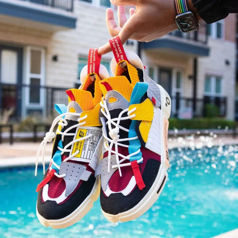 Breathable Mesh Luxury Chunky Trendy Sneakers