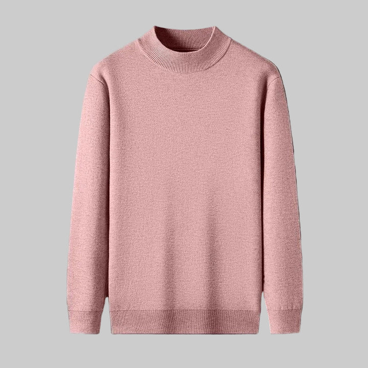 Warm Thick Winter Knit Mock Neck Sweater