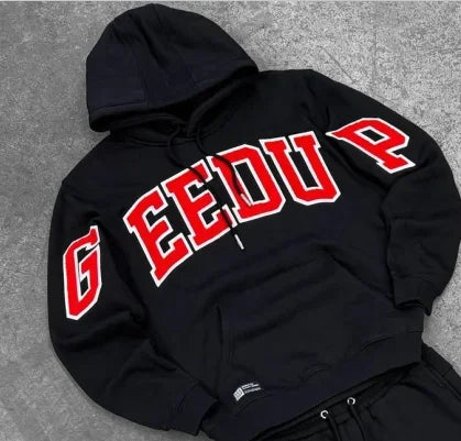 Vintage GEEDUP Y2K Oversized Hoodies
