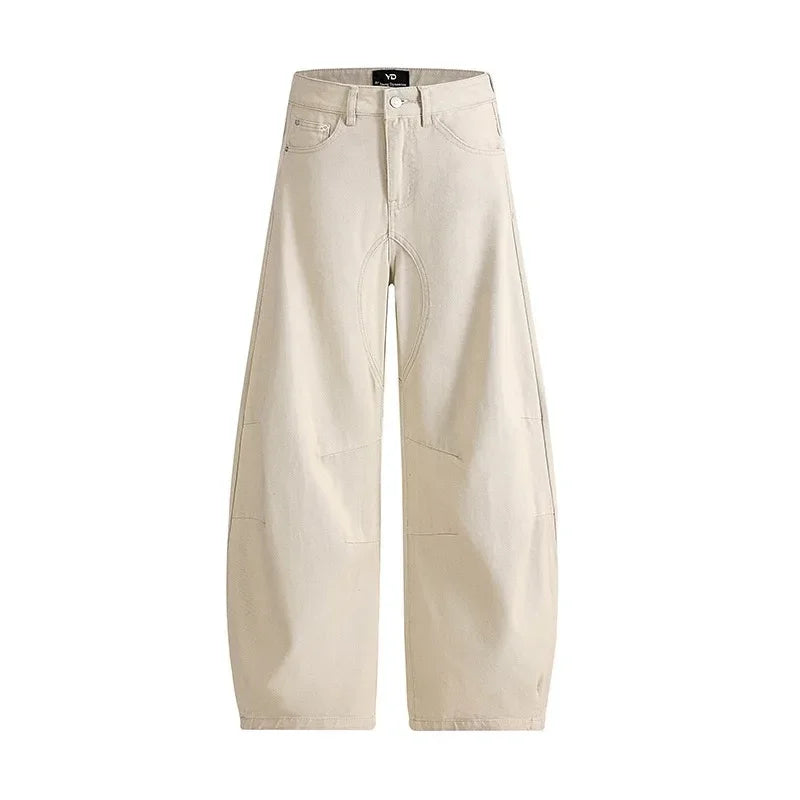 High-Waisted Multicolor Wide Leg Cargo pants