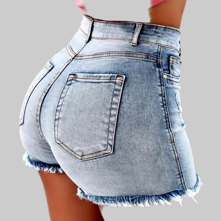 Vintage Distressed Denim Shorts
