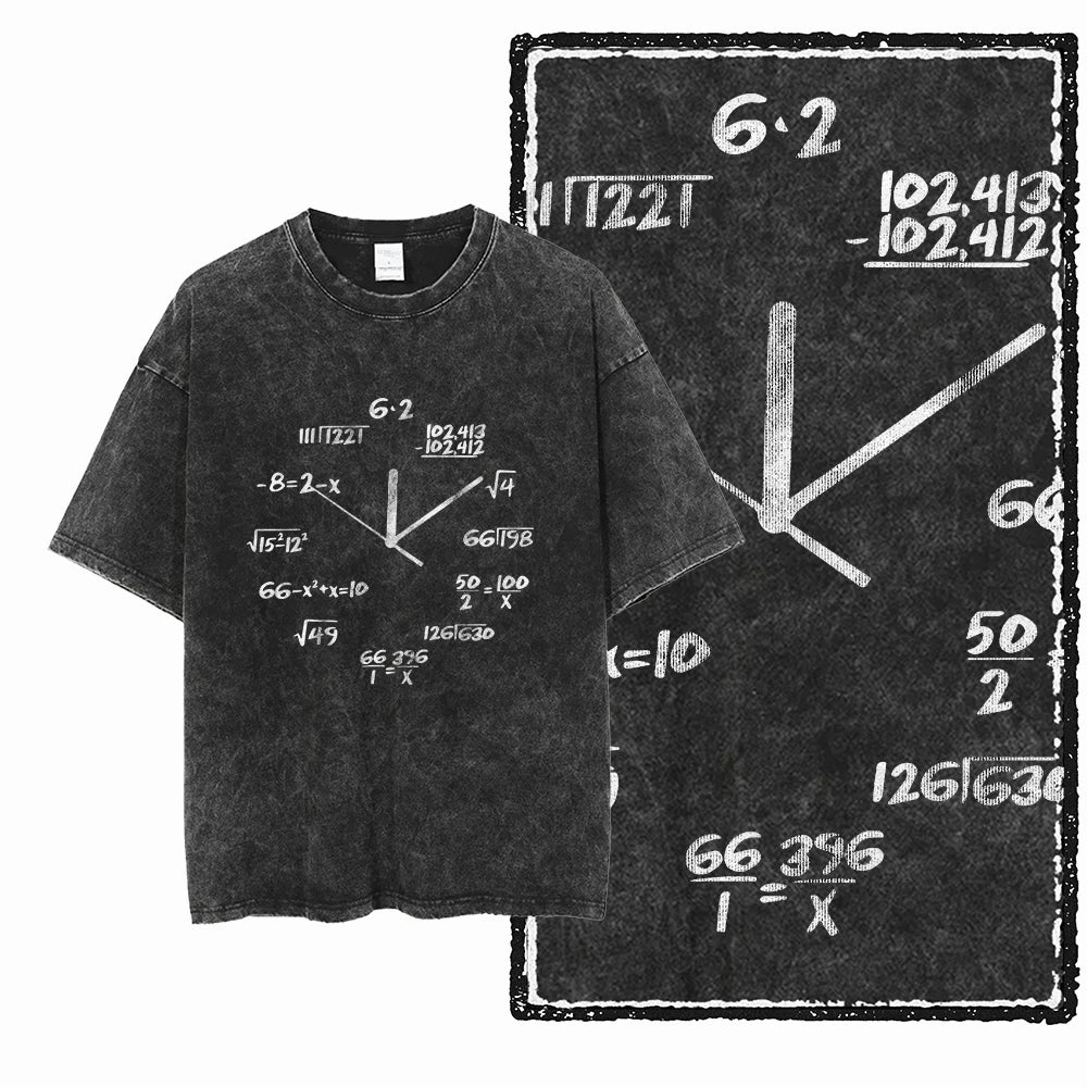 Printed Cotton Acid-Washed Graphic Unisex T-Shirt