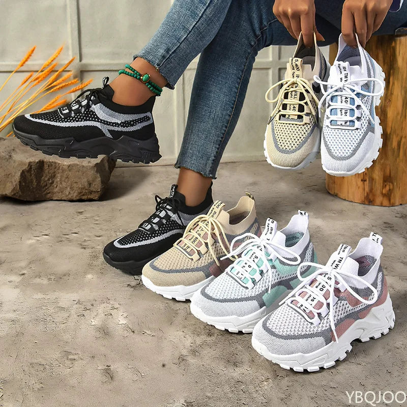 Breathable Soft-Soled Lightweight Casual Sneakers