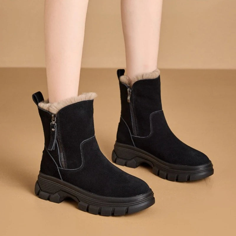 Cozy High-Top Snow Boots