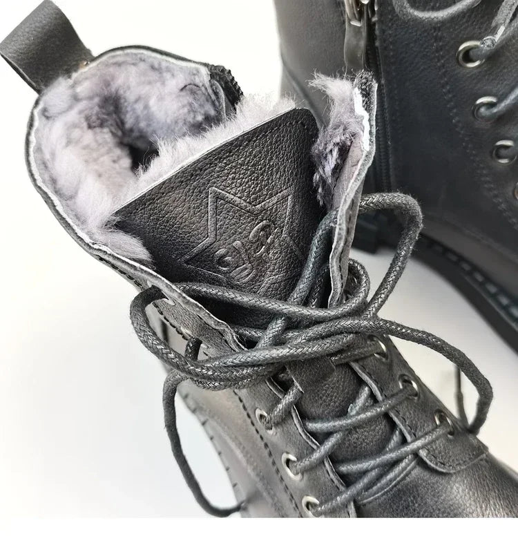 Genuine Leather Pure Handmade Unisex Winter Boots