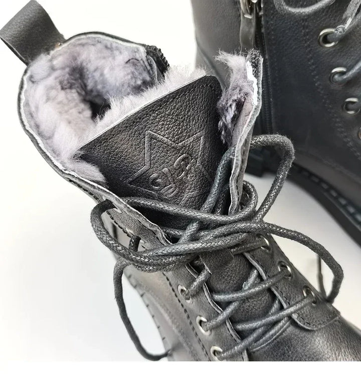 Genuine Leather Pure Handmade Unisex Winter Boots