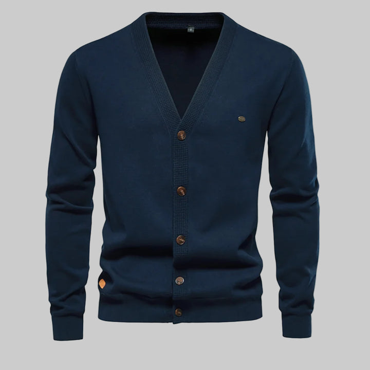 Premium Single Breasted Cotton Cardigan