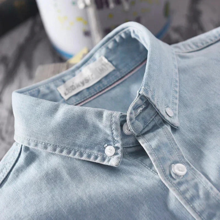 Classic High Street 100% Cotton Denim Shirt