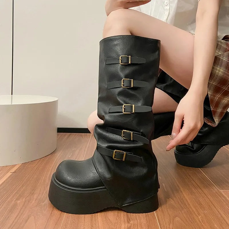 Stylish Winter Knee-High Boots