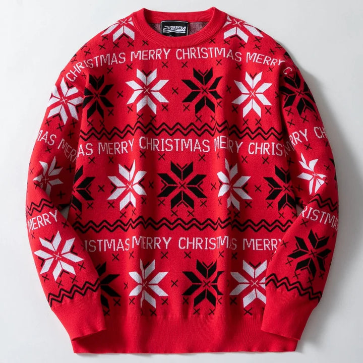 European American Jacquard Christmas Sweater