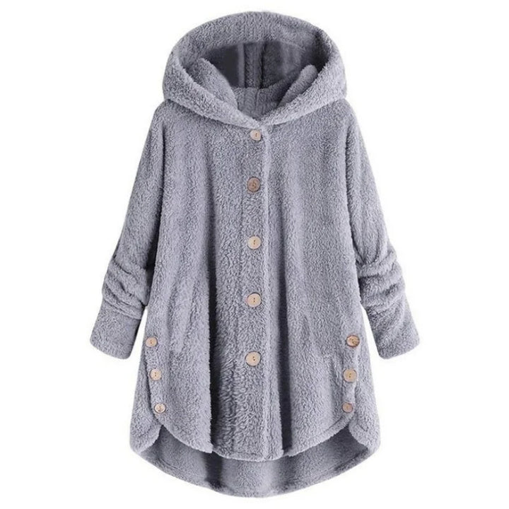 Trendy Hooded Plush Cozy Teddy Bear Jacket