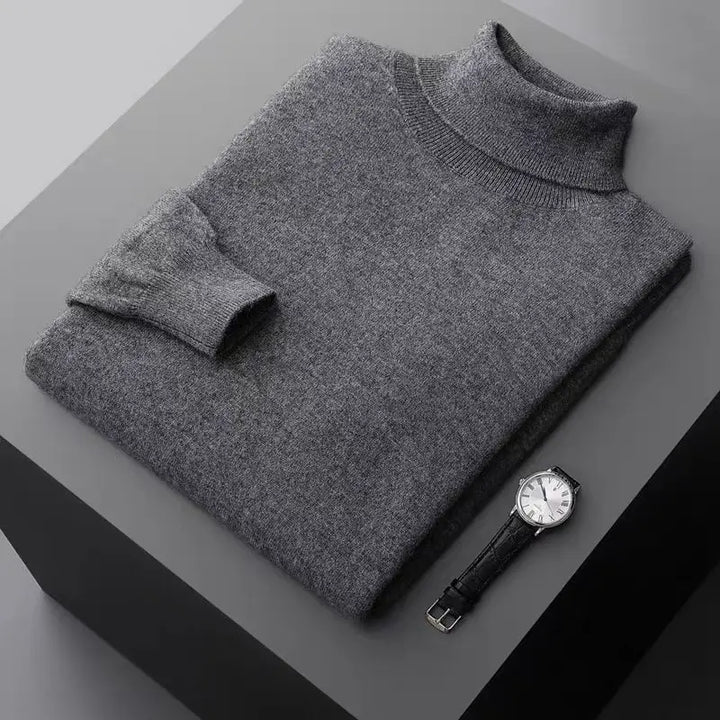Thick Woolen Turtleneck Pullover Sweater