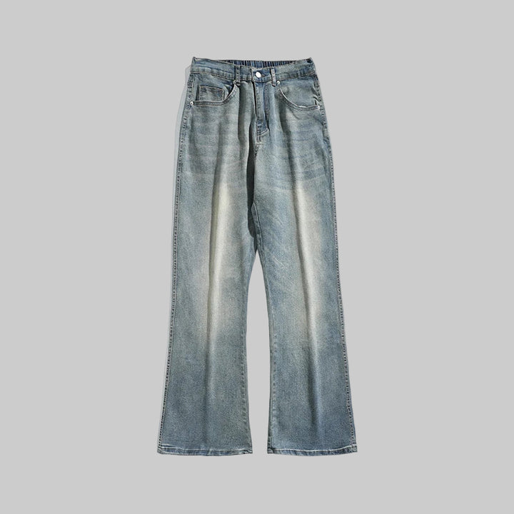 Vintage-Inspired Loose Straight Leg Jeans