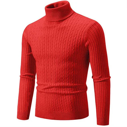 Classic Solid Turtleneck Sweaters