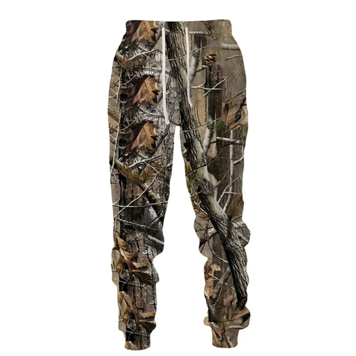 3D Camouflage Hoodie Pants Set