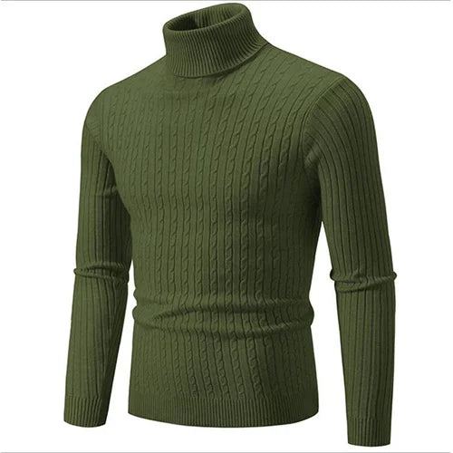 Classic Solid Turtleneck Sweaters