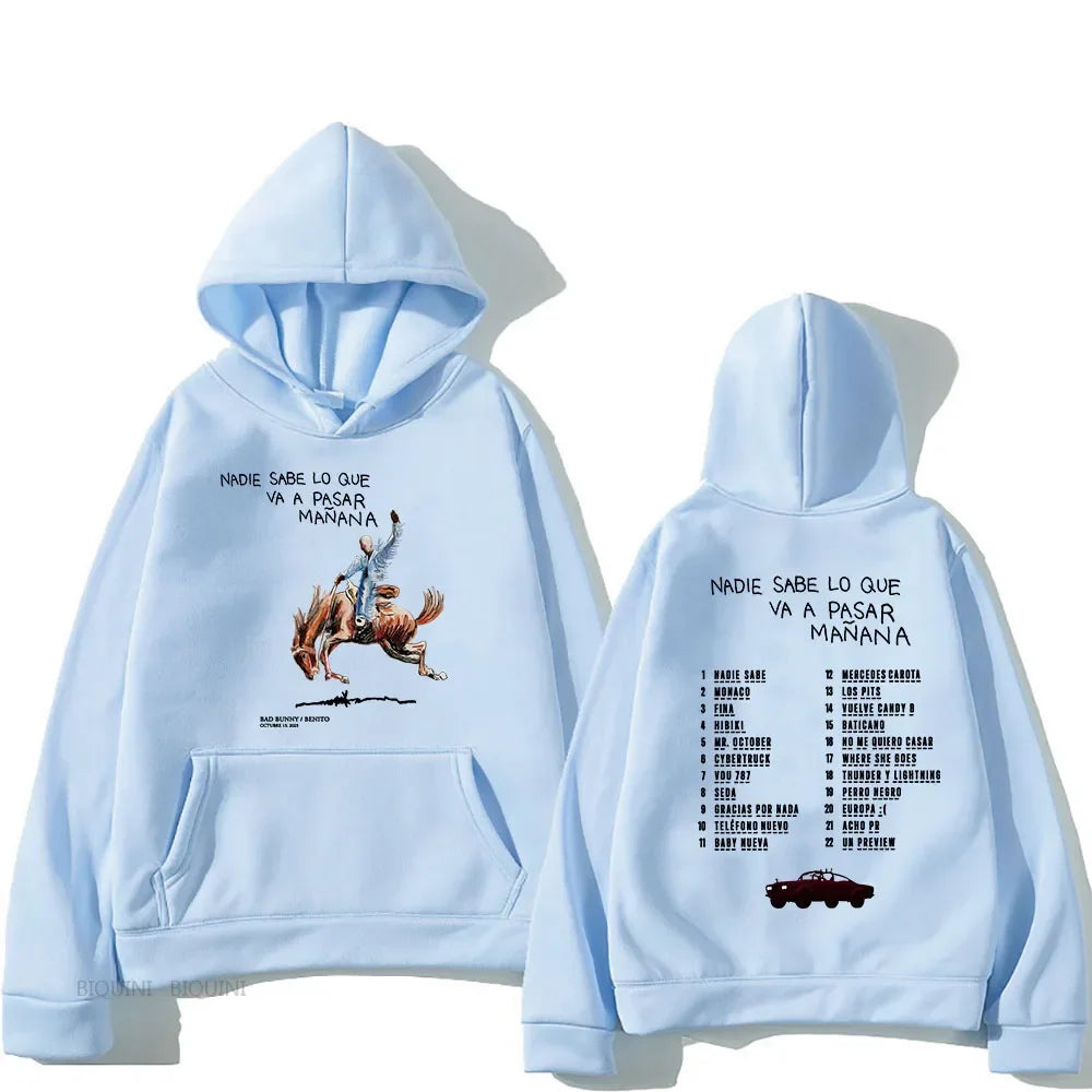 Bad Bunny RIP Unisex Hoodies