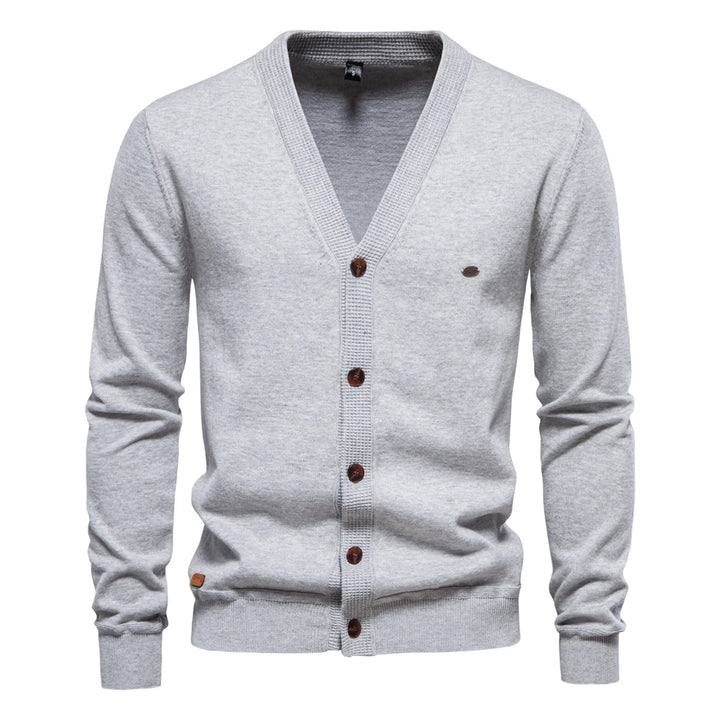 Premium Single Breasted Cotton Cardigan