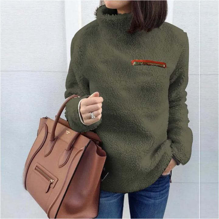 Ultra Cozy Solid Color Turtleneck Sweater