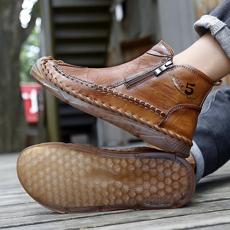 LW Non-Slip Wear-Resistant Leather Boots