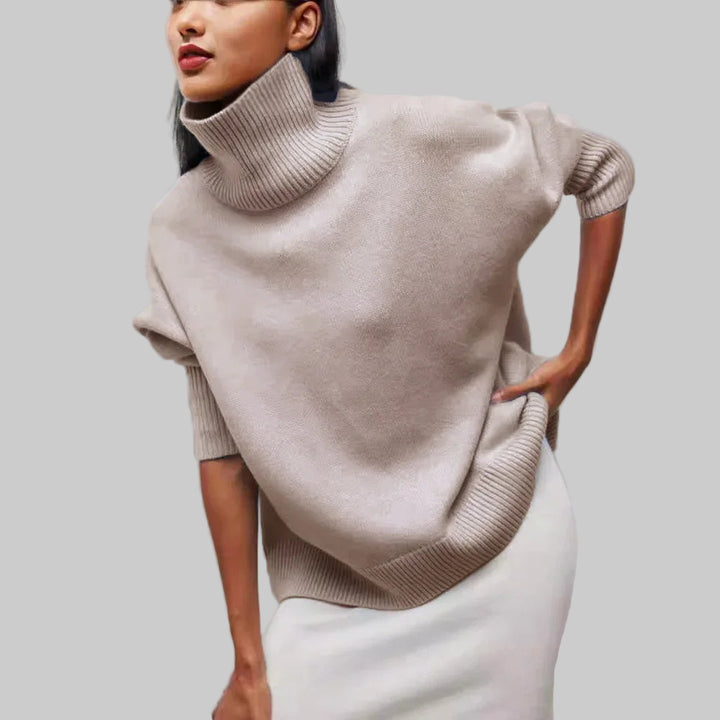 Cozy Thickened Fleece Turtleneck Sweater